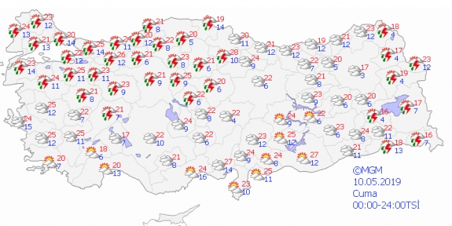 Ramazanın ilk haftasında hava durumu